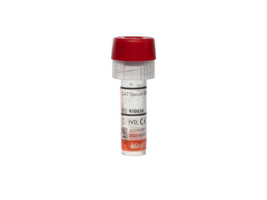 10 x Greiner Minicollect Serum Clot Activator Blood Collection Tube - 0.5-1ml Pack of 50 Tubes (450534)