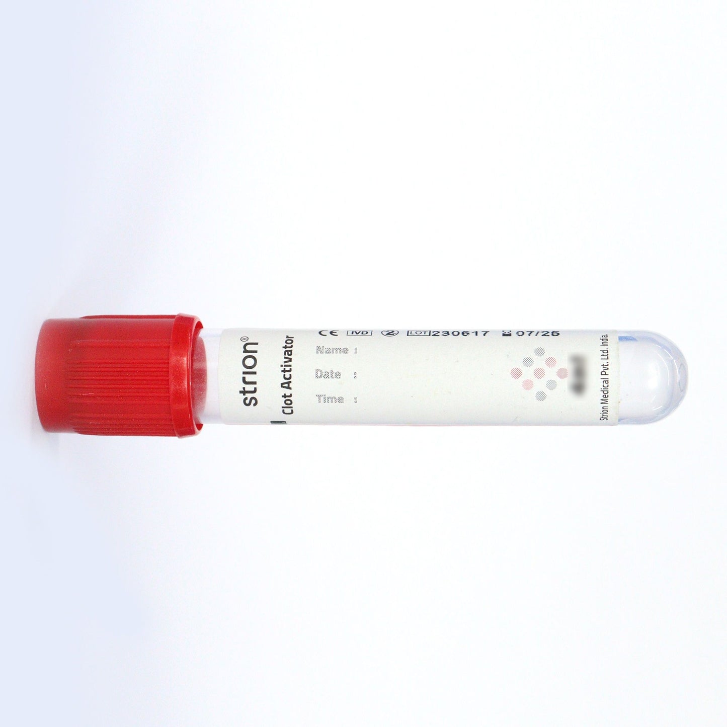 2 x Strion Serum Clot Activator Non Vacuum Blood Collection Tube - 3ml Pack of 100 Pieces