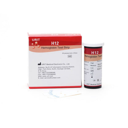 Accurex Urit Hemoglobin Test  H12 Strips - 50 Strips