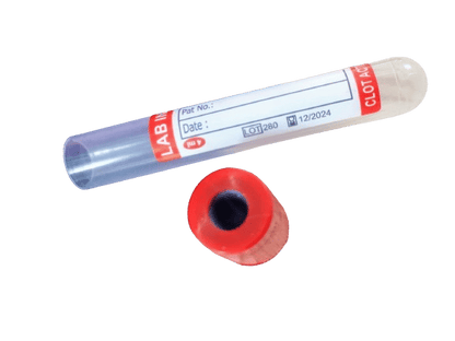2 x  Lab India Clot Activator Vaccum Blood Collection Tube - 2ml Pack of 100 Tubes