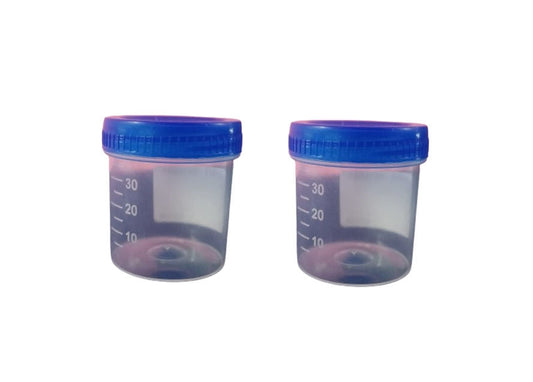 3 x  Buy Well Urine Container Non Sterile - Bulk Pack 30ml Pack of 100 Pieces